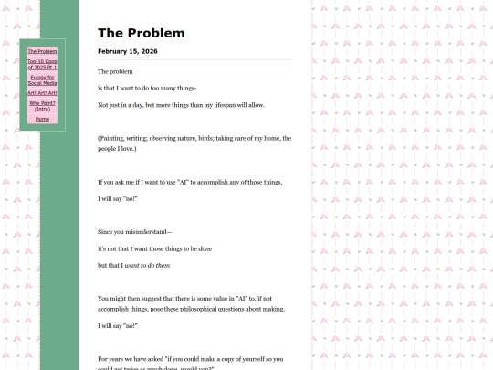 blog/artifice screenshot
