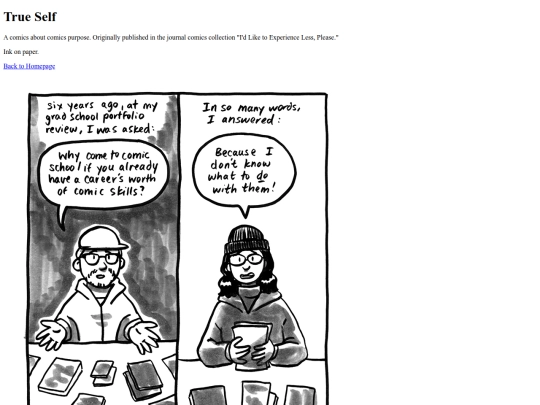 comics/trueself screenshot