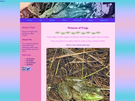 frogs screenshot