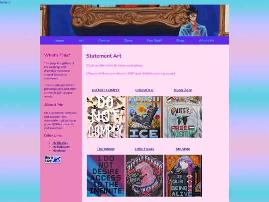 galleries/statements screenshot