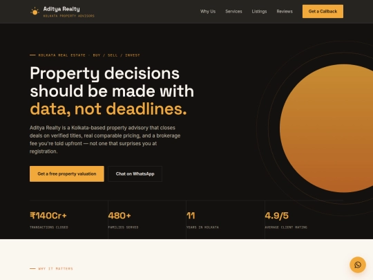 aditya-realty screenshot