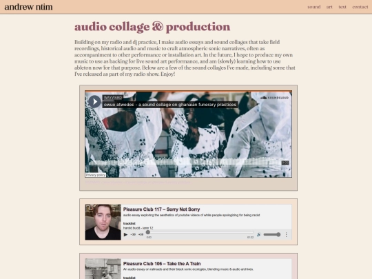 audio-collage screenshot