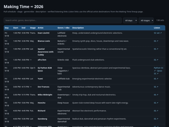 makingtime screenshot