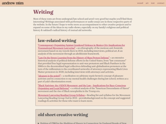 writing screenshot