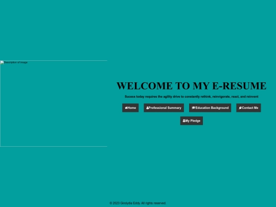 E-RESUME/IMS E-RESUME screenshot
