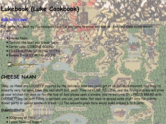 recipes screenshot