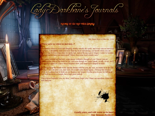 palace/journal screenshot