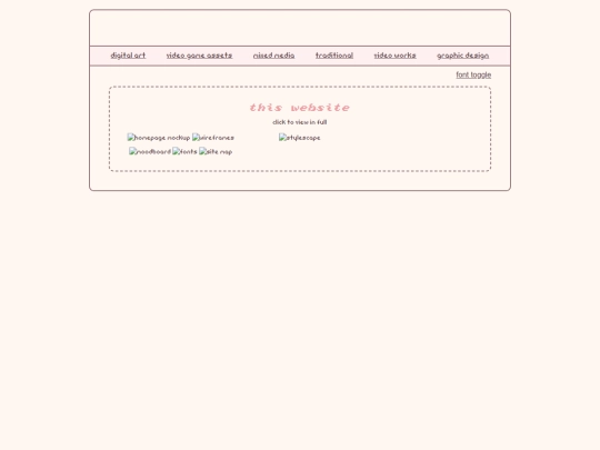 mediums/this-website screenshot