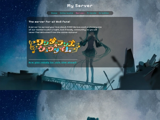 Pages/Server screenshot