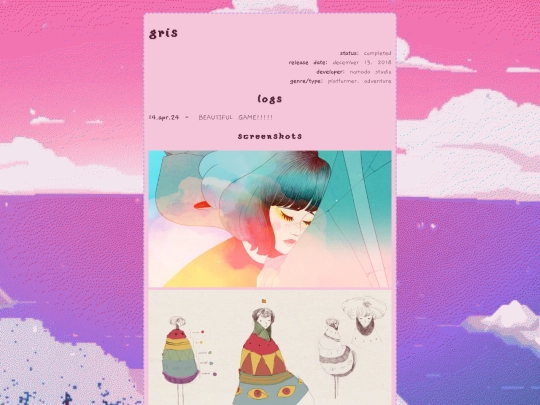 vgs/games/gris screenshot