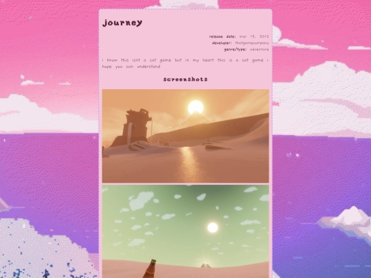 vgs/games/journey screenshot