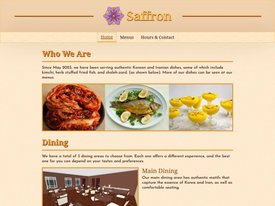 Saffron screenshot