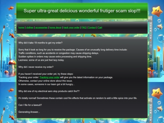 Super-frutiger-scam-slop/faq screenshot