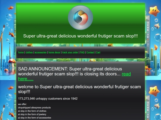 Super-frutiger-scam-slop screenshot