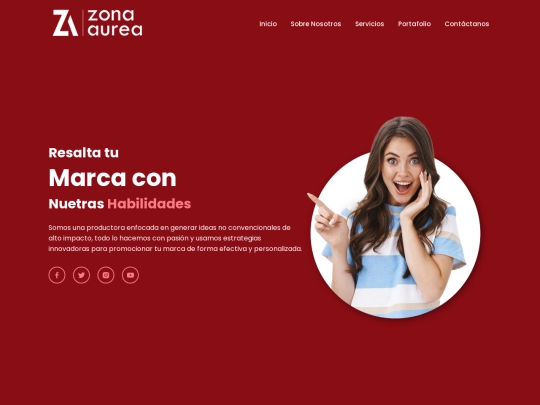 LANDING PAGE screenshot