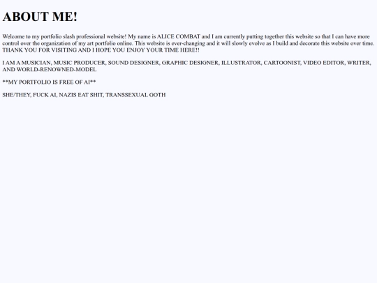 ABOUTME screenshot