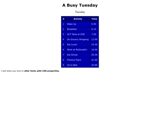 stylish-schedule screenshot