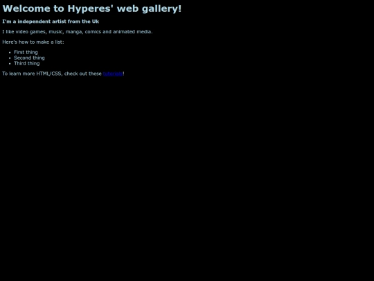 index screenshot