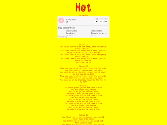 songs/hot screenshot