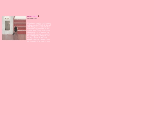 songs/pinkandwhite screenshot