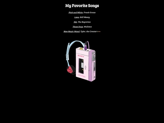 songs/songs screenshot