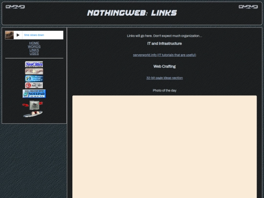 links screenshot