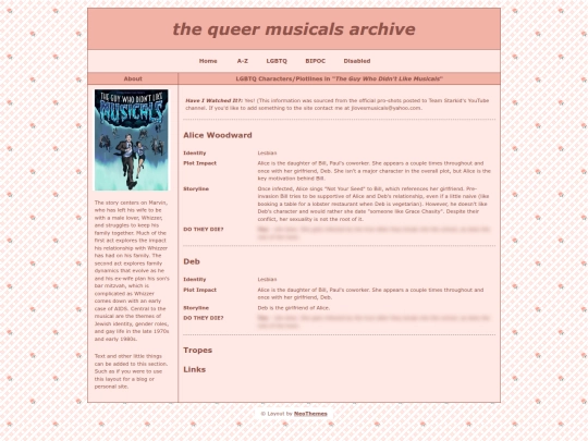 musicals/tgwdlm screenshot