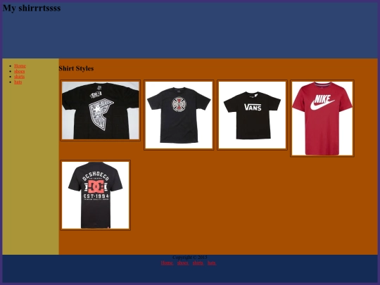 shirts1 screenshot