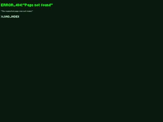 not_found screenshot