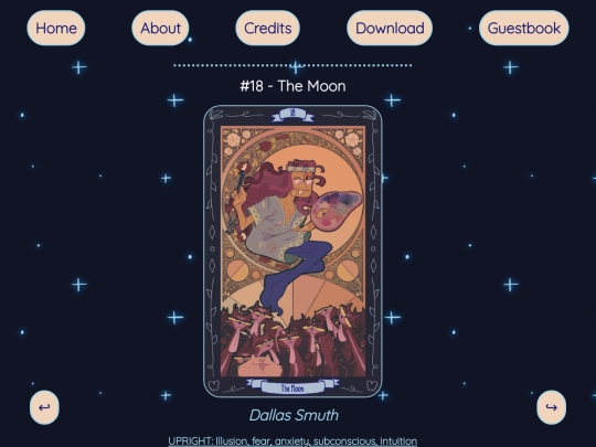 card/themoon screenshot