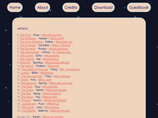 credits screenshot