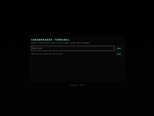 codebreaker screenshot