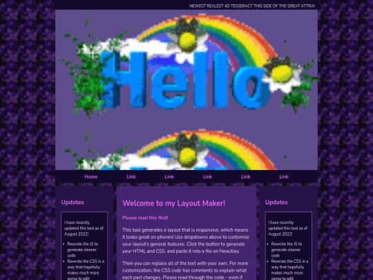 homepage screenshot