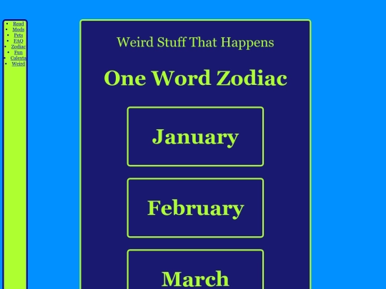 Zodiac screenshot
