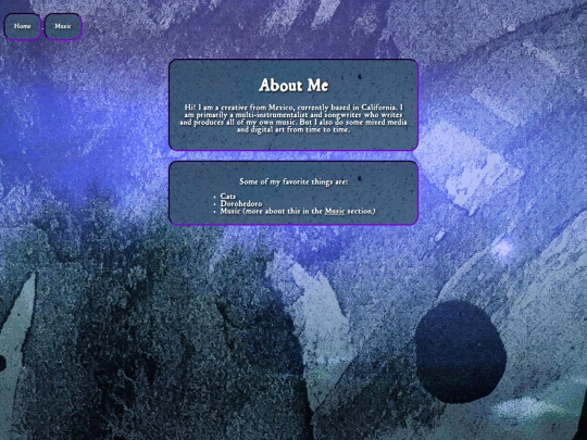 AboutMe screenshot