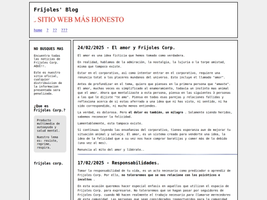 blog screenshot
