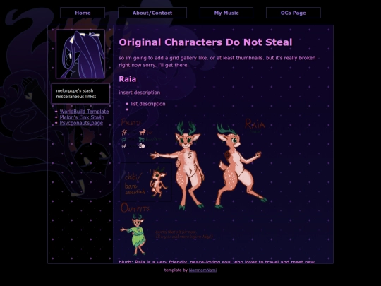 characters/characters screenshot
