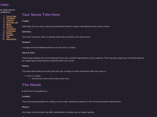 worldbuilding_template screenshot