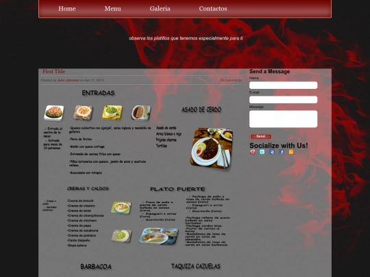 blog screenshot