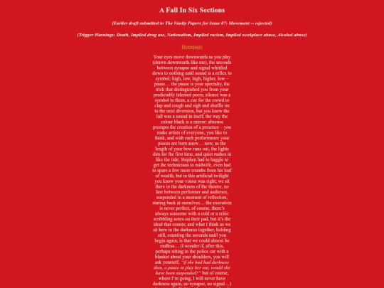 AFallInSixSections screenshot