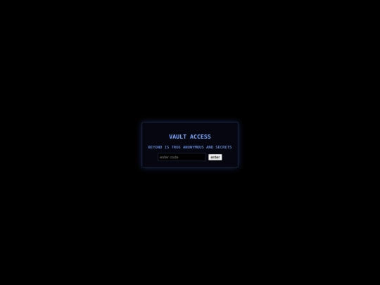 vault screenshot