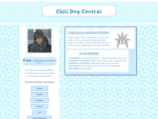 Status screenshot