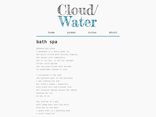 poems/bathspa screenshot