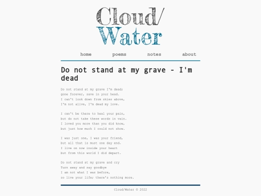 poems/dead screenshot