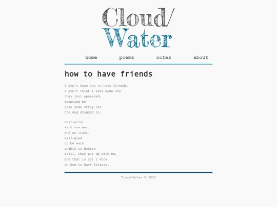 poems/friendshowto screenshot