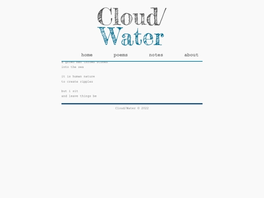 poems/justsit screenshot