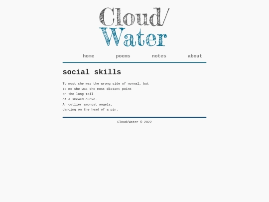 poems/skeweddata screenshot