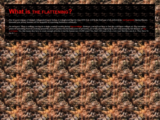 flattening screenshot