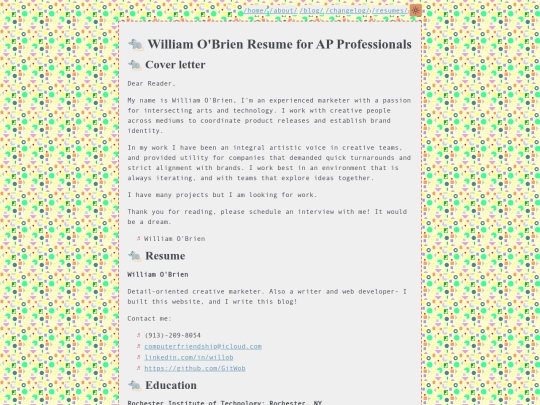 resumes/ap-professionals screenshot