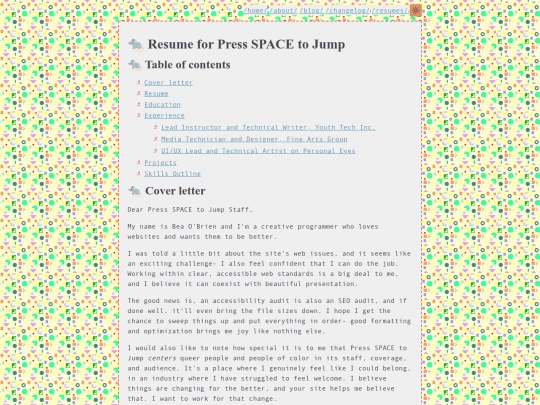 resumes/pressspacetojump screenshot